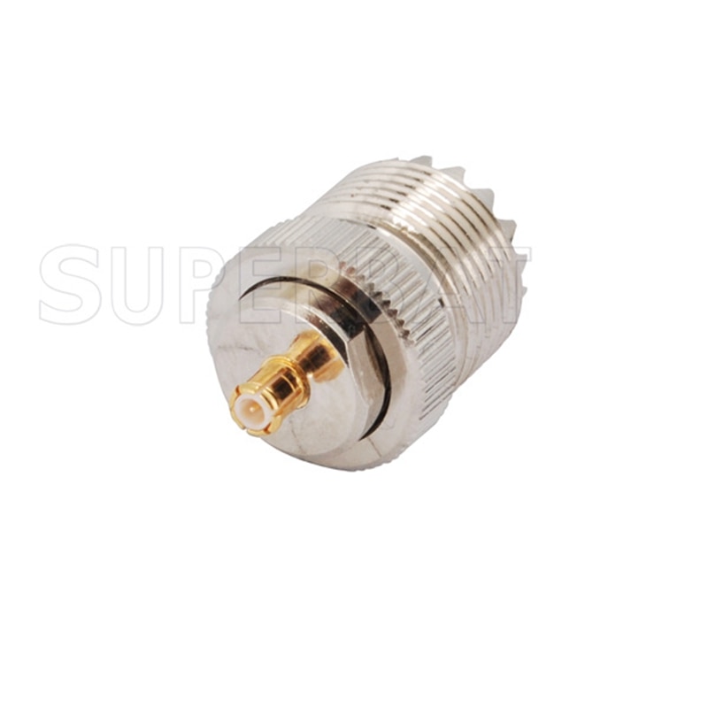Superbat 5pcs UHF-MCX Adapter UHF Female to MCX Male Straight RF Coaxial Connector