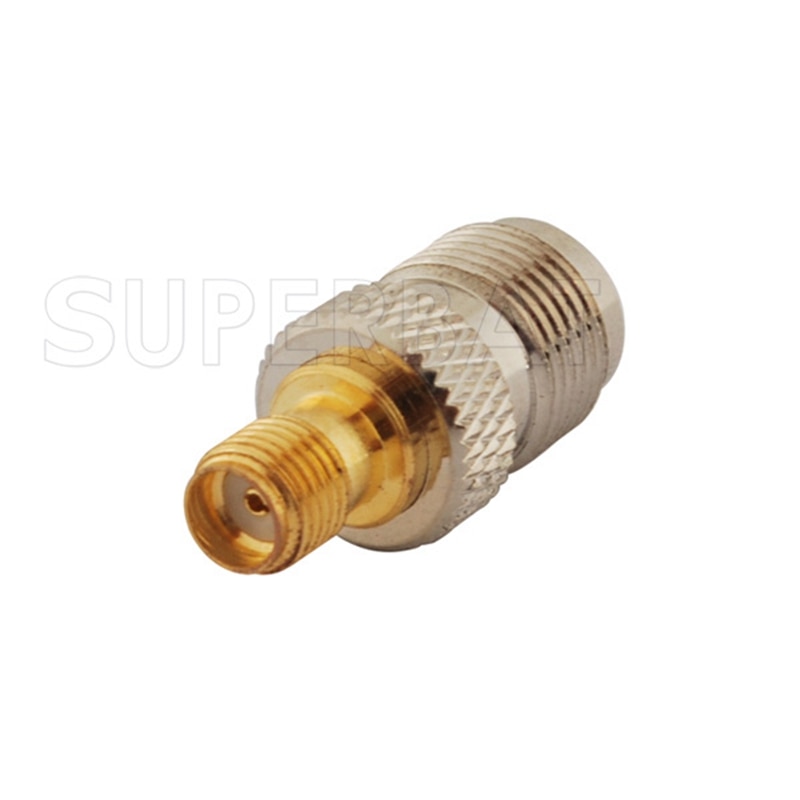 Superbat 5pcs SMA-TNC Adapter SMA Female to TNC Jack Straight RF Coaxial Connector