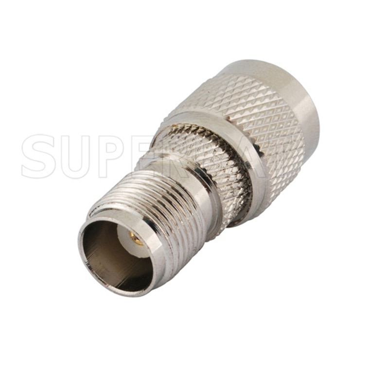 Superbat 5pcs TNC Adapter TNC Jack to RP-TNC Male(Female Pin) Straight RF Coaxial Connector