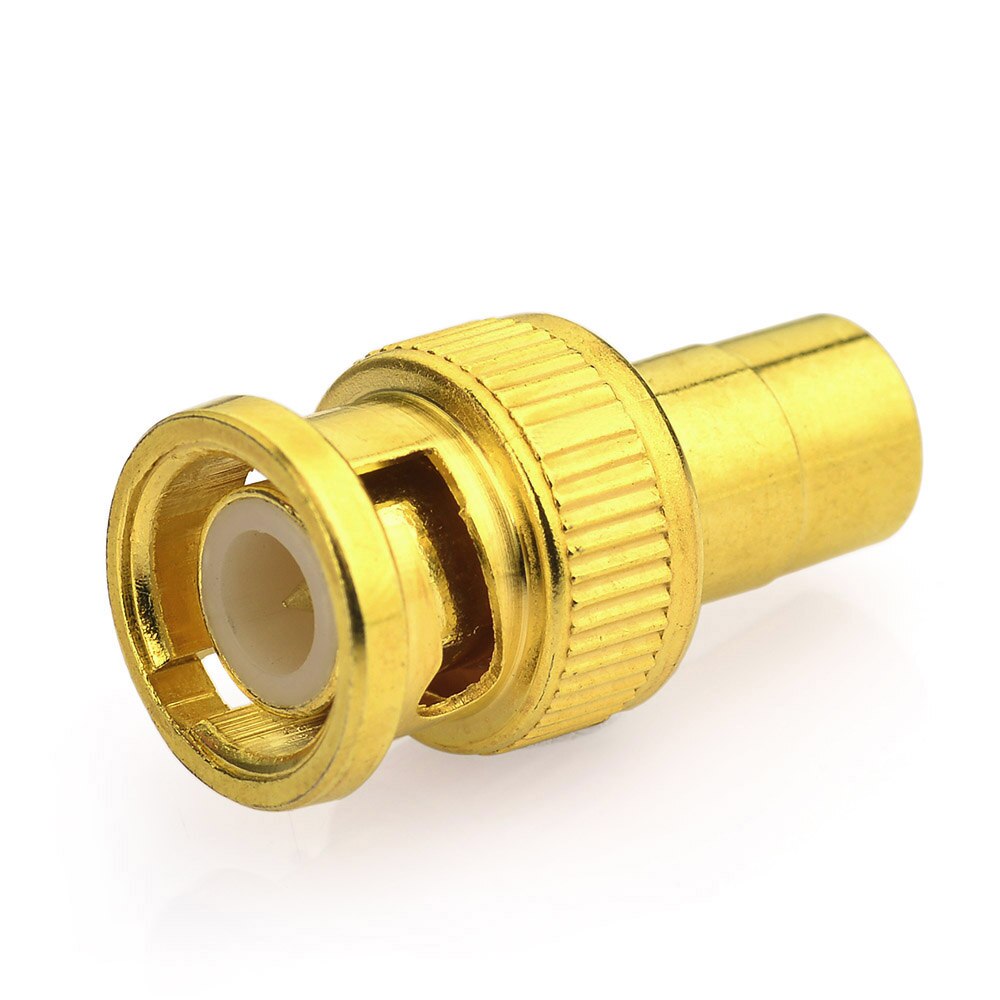 Superbat BNC Plug Male to RCA Jack Female Adapter Straight Connector