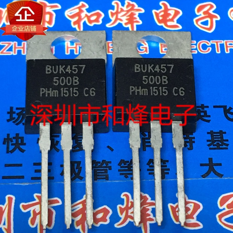 30pcs original new BUK457-500B TO-220 500V