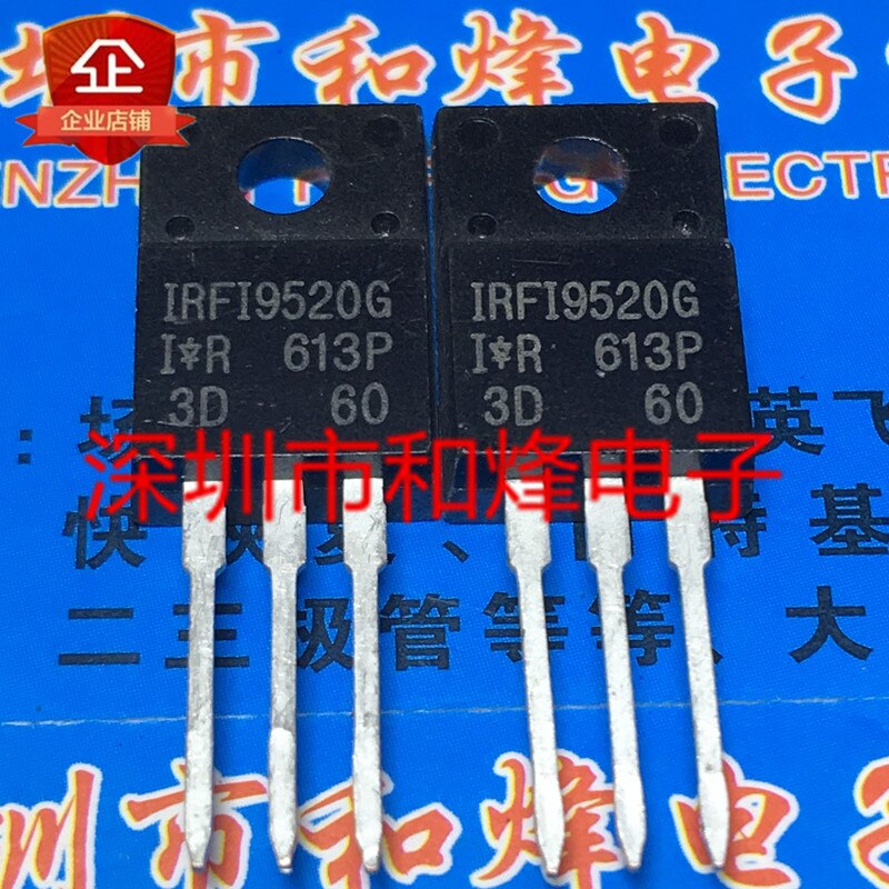 30pcs original new IRFI9520G TO-220F -100V -5.2A