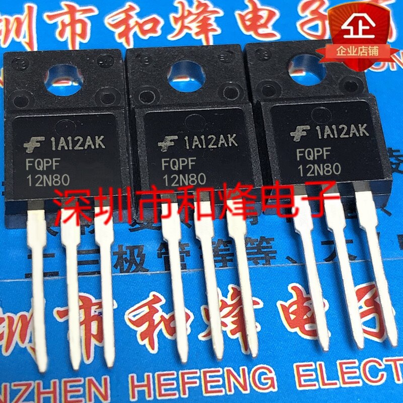 30pcs original new FQPF12N80 12N80 MOS FET TO220F