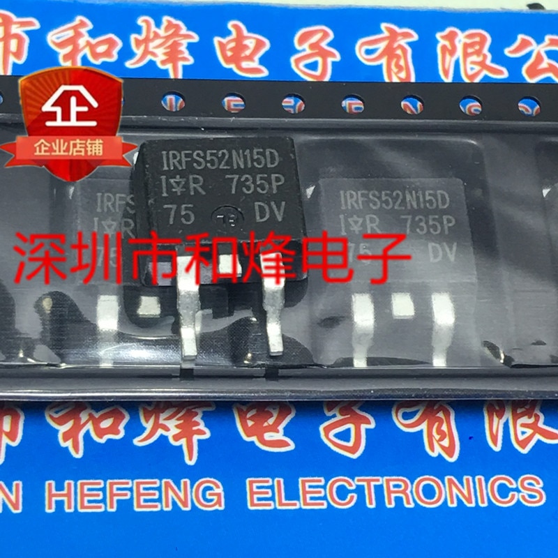 30pcs original new IRFS52N15D TO-263 150V 51A