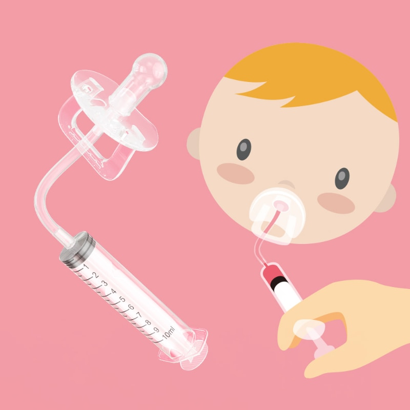 Baby Dropper Dispenser Transparent Pacifier Medicine Dispenser Needle Feeder Squeeze Medicine Syringe Kids Feeding Utensils