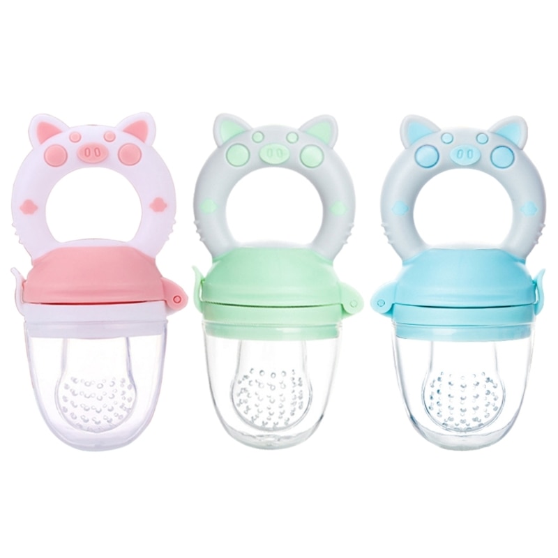Baby Food Feeder Practical Baby Fruit Food Feeder Pacifier Silicone Infant Fruit Teething Toy Baby Feeding Supplies Gift