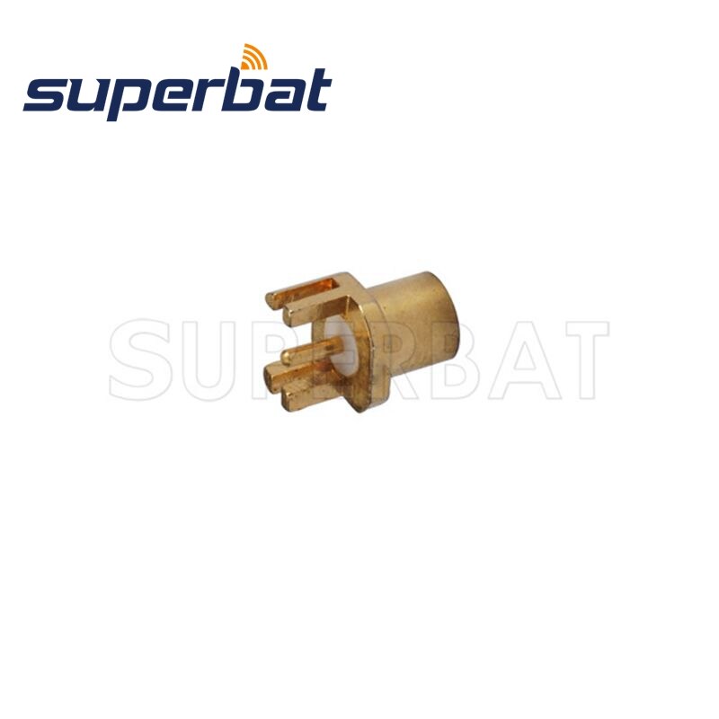 Superbat MCX End Launch Female .031" PCB Mount RF Coaxial Connector 50 Ohm