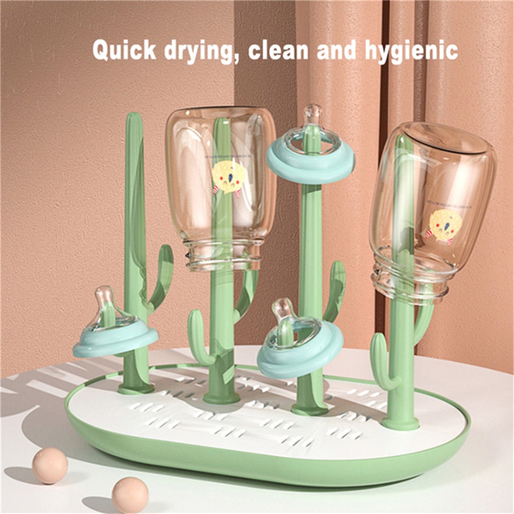 Baby Bottle Drying Rack Dryer Baby Bottle Drain Drying Racks Baby Milk Bottles Cleaning Dryer Drainer Storage And Bottle clip