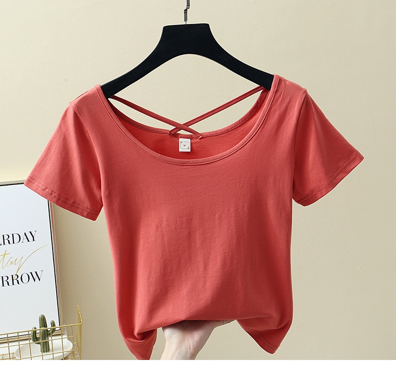 Cotton short sleeved t-shirt women's summer 2022 new pregnant women White