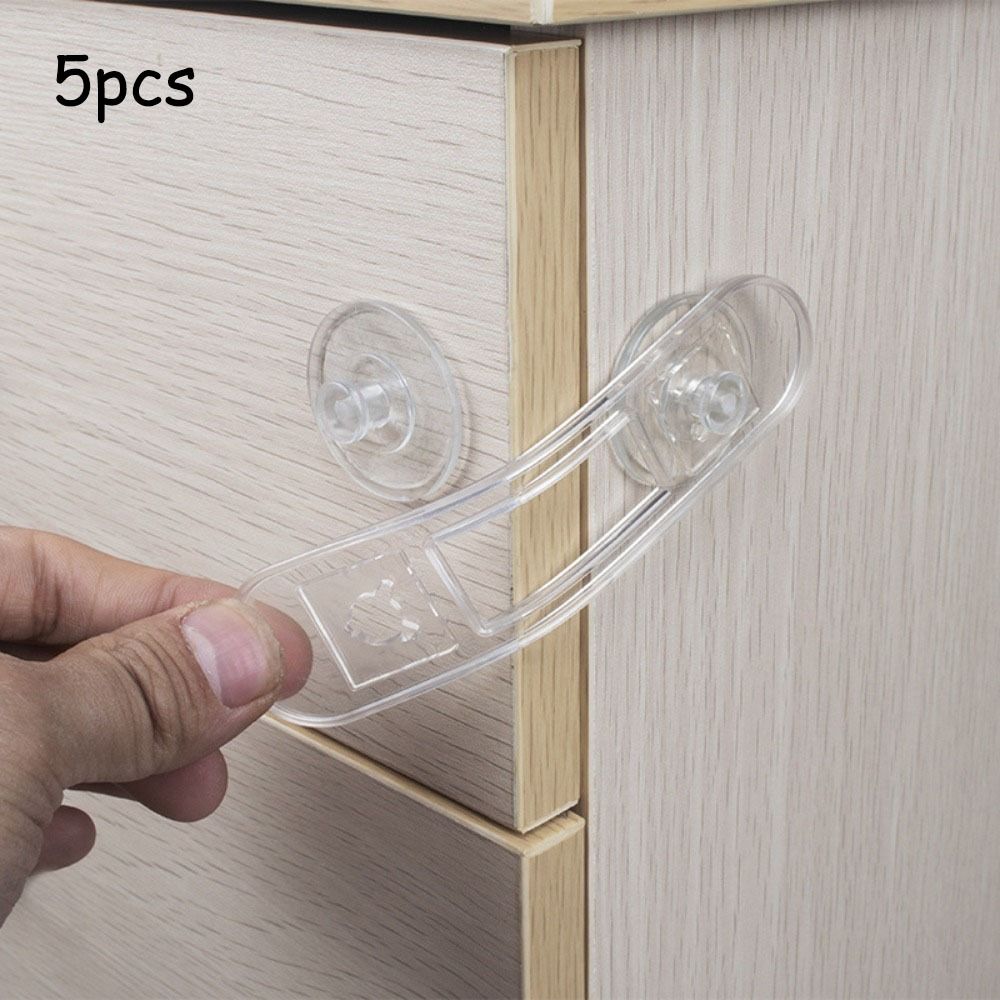 Door Lock Refrigerator Buckle Baby Safety Cabinet Lock Cupboard Door Cabinet Children Kids Finger Protection