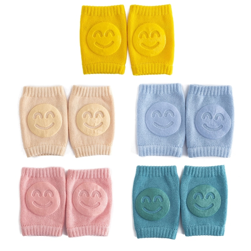 1 Pair Baby Crawling Anti-Slip Kneepads Infants Safety Elbow Cushion Toddlers Leg Warmer Knee Support Protector Kneecap
