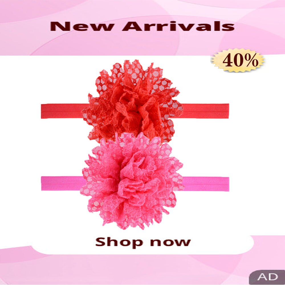 Children's Headdress Girls Stretch Elastic Chiffon Head Flower Headband Mixed Gauze Large Flower Hair Band Headbands for Gi