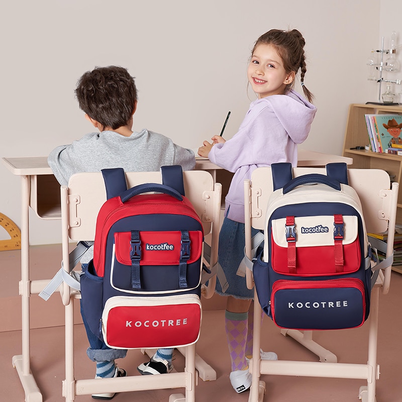 Kocotree Floating Schoolbag For Primary School Boys and Girls Children Spine Protection Load Relief Super Light