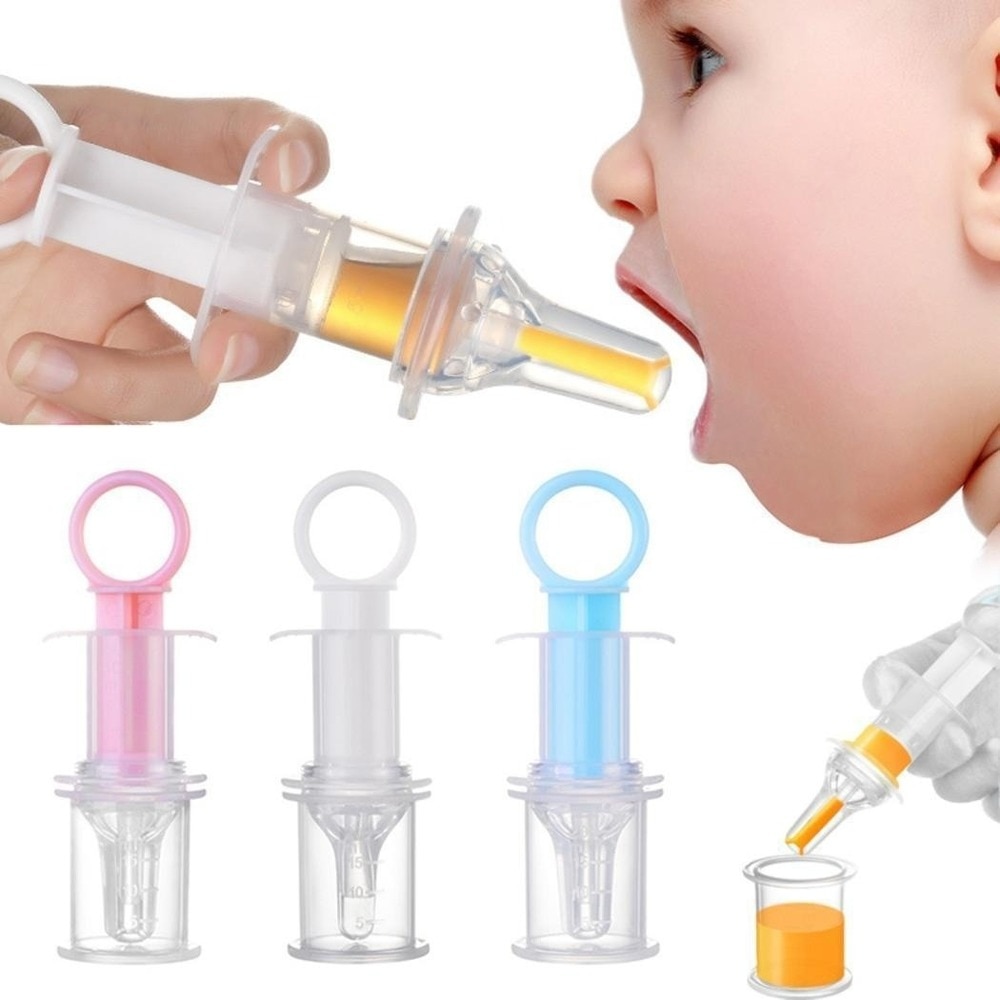 Baby kids smart medicine dispenser Needle Feeder Squeeze Medicine Dropper Dispenser Pacifier Feeding Utensils baby accessories