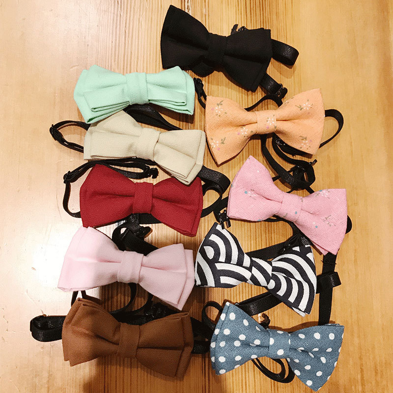 Children's bow pin tapeylon silk bow small children's bow butterfly bow tie