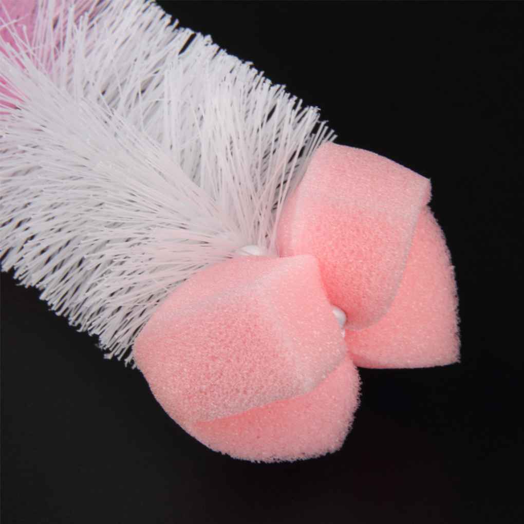 Teapot Nozzle Spout Tube Baby Nipple Brush Bottle Baby Milk 360 Degree Sponge Cleaner With Pacifier Brush