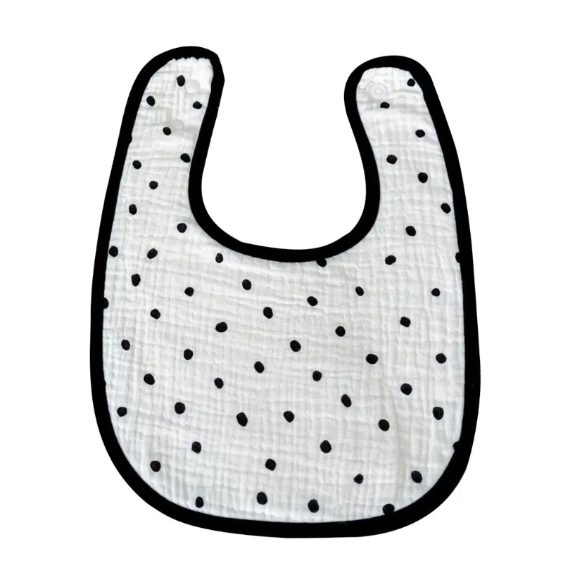 Baby Teething Bibs Newborn Feeding Cloth Towel High Absorbent Drooling Bib Wipe Burp Cloth 6-Layer Infant Shower Gift