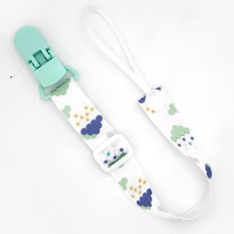 Adjust Baby Pacifier Clip Chain Soother Pacifier Clip Strap Dummy Clip Holder Cartoon Pacifier Clip Soother Holder