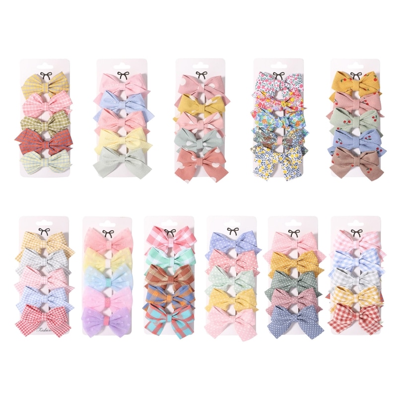 Girls Hair Clips Barrettes Hair Pins for Baby Cute Bow Hair Snap for Children