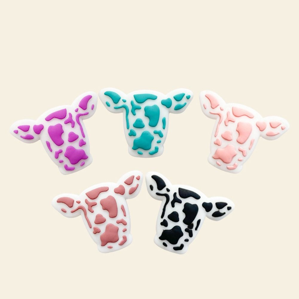 10PCS Newborn Food Grade Baby Toys BPA Free Chewable Pacifier Chain Clips Silicone Beads Baby Teether