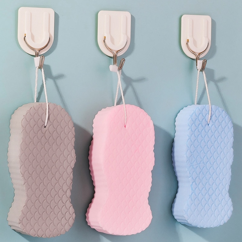 Shower Brush Super Soft Exfoliating Sponge Body Scrubber Bath Exfoliating Scrub Sponge Body Dead Skin Remover Bathroom Supply