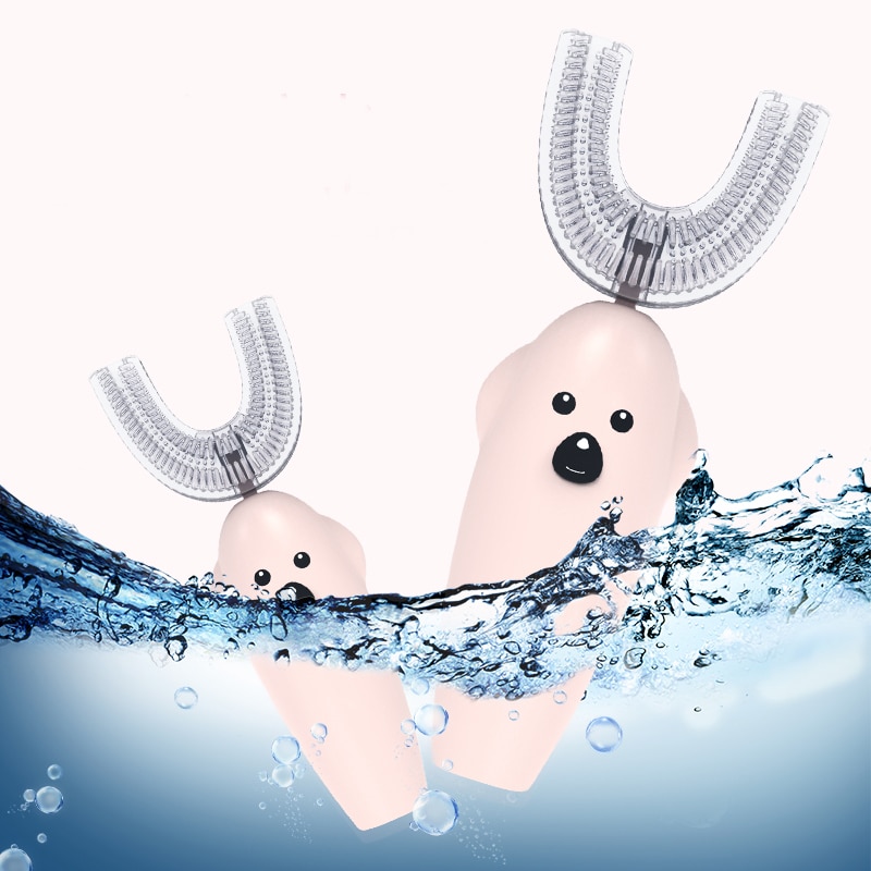 Kids Cartoon Cute Electric Toothbrush Children's Teeth Tooth Brush Cartoon Pattern Children Cleaning Toothbrush
