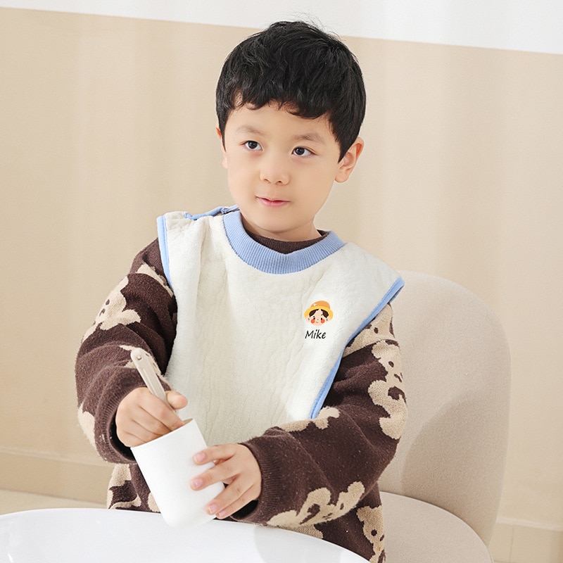 Waterproof Cotton Hydrophilic Velevt Salive Towel Cute Cartoon Lion Baby Bib Apron Handkerchiefs for Kid Children Accessories