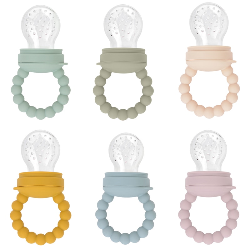 Silicone Fruit Food Mesh Feeder Utensils Teething Toy Baby Pacifier Sucking Feeding Nipple Dummy Holder for Newborn Accessories