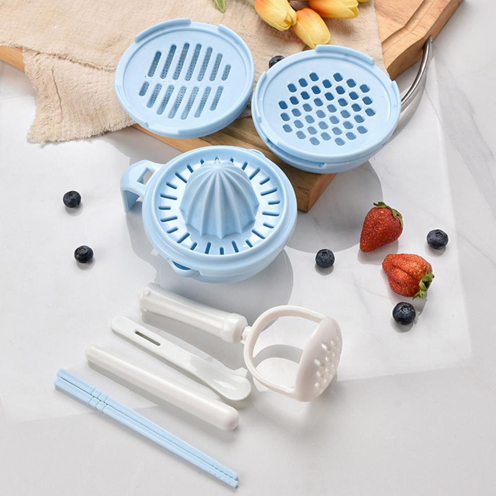 Baby Lebensmittel Schleifen Schüssel Baby Hand Lebensmittel Pumpe Grinder Hilfs Lebensmittel Maschine Geschirr Set