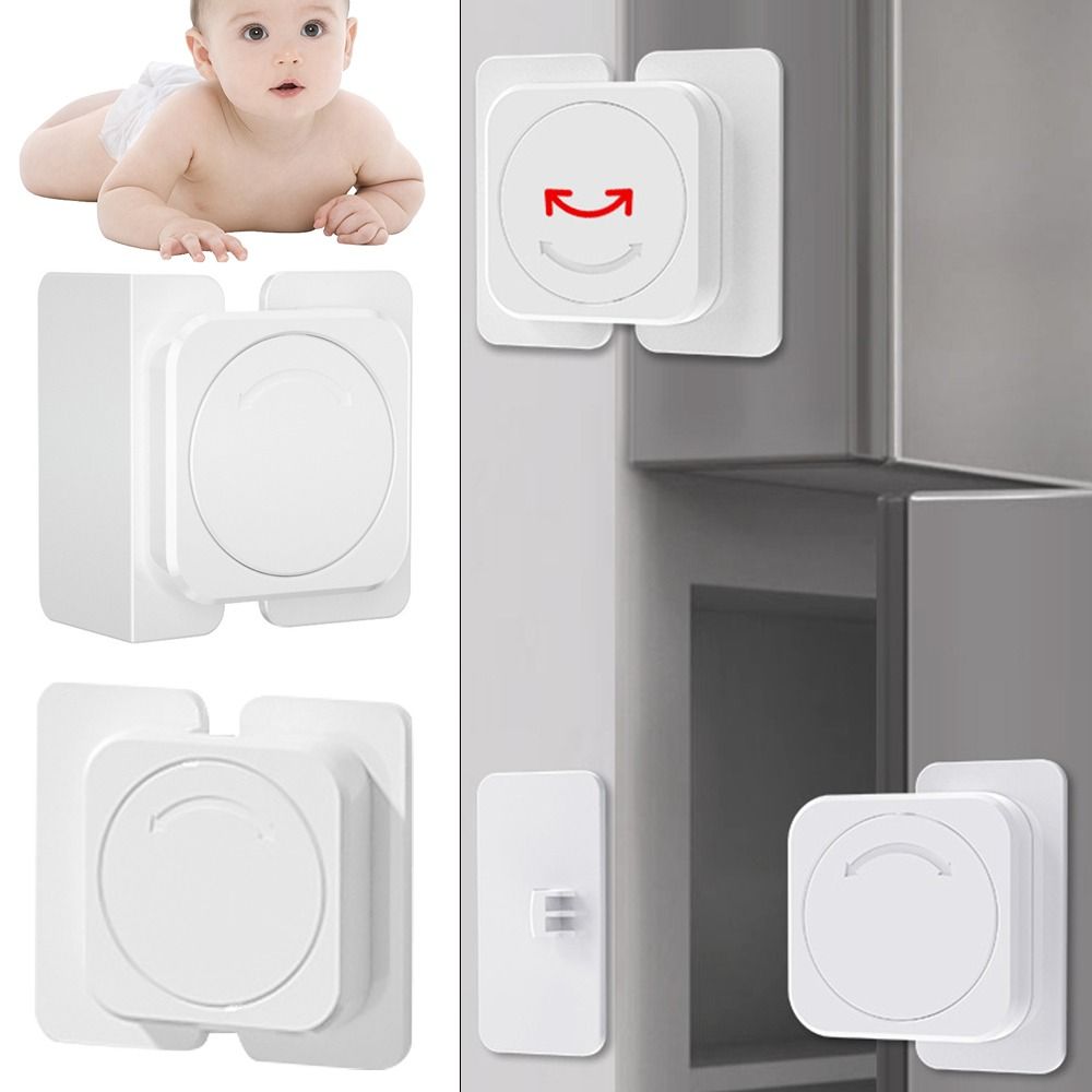 Multi-function Cupboard Wardrobe Door Drawer Anti Opening Lock Children Protector Safety Lock Cabinet Strap Locks