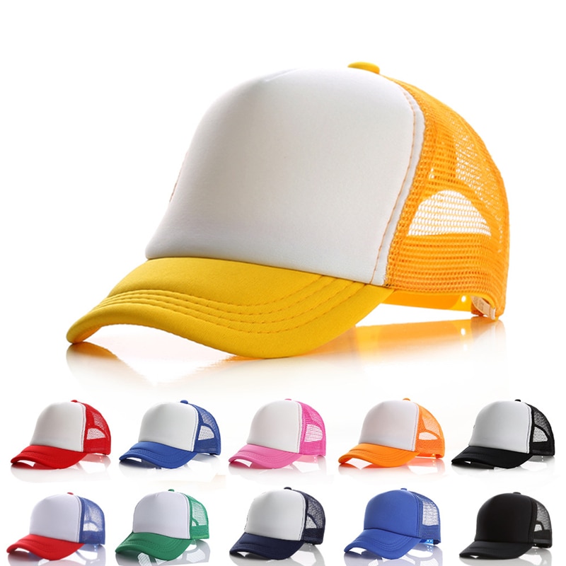 2023 New Baseball Cap for Kids Baby Boy and Girls Summer Fashion Visors Cap Boys Girls Casual Snapback Hat Mesh Hip Hop Hats