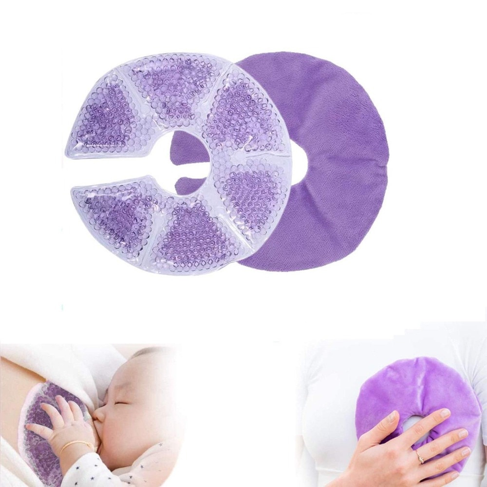 Washable Gel Breastfeeding Nipple Covers Nipple Pad Warm/Cool Breast Pad Breast Feeding Nursing Pads