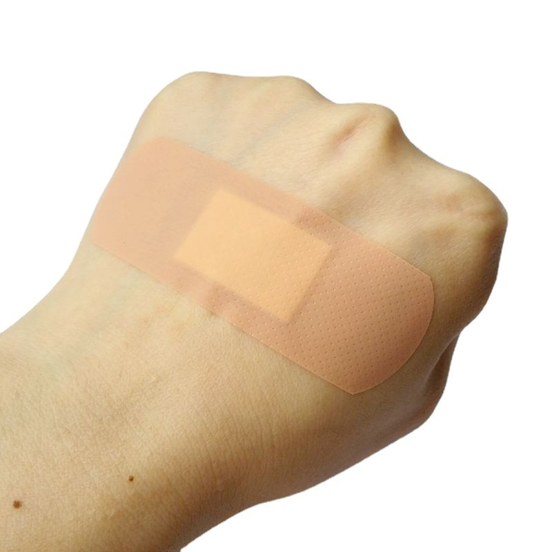 50Pcs/lot Widened Curved Hemostatic Adhesive Plaster Bandages Curitas Waterproof Wound Strips Patch Band Aids for Children Kids