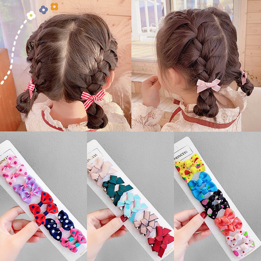 Baby Hair Clips Cartoon Bows Flower Chidlren Hair Clips Barrette Kids Hair Accessories Girls Sweet Children Clips Barrettes