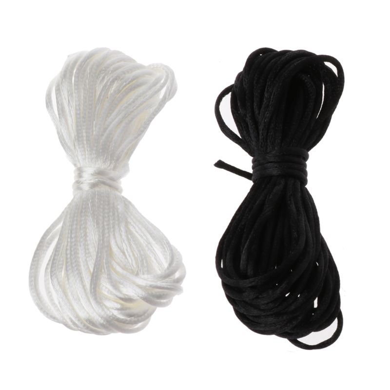 Solid Color Nylon Cord Solid Rope for Jewelry Making DIY Necklace Pacifier Chain