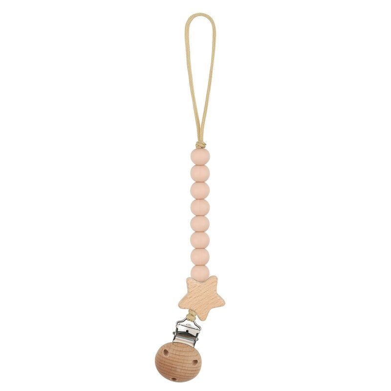 Newborn Pacifier Clip Anti-Drop Clip Chew Drooling Bib Chains Crib Decorations