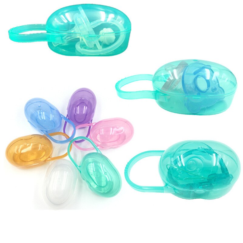 Portable Baby Pacifier Case Box Dustproof Kids Pacifier Nipple Cradle Case Holder Travel Storage Nipple Fopspeen Opbergdoos