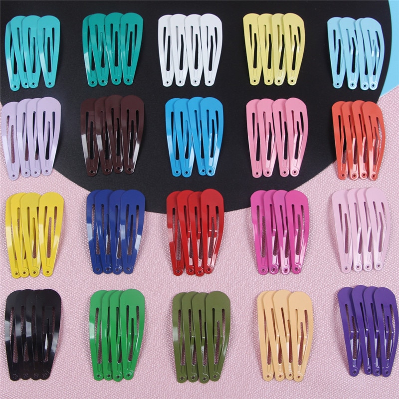 50pcs 5cm Girls Hair Clips Hairpins Barrettes Slid Clip Fashion Hair Accessories gifts wholesale