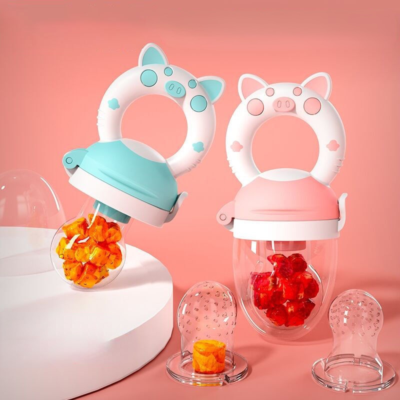 Baby Fresh Food Feeder Nibbler Baby Pacifiers Kids Fruit Feeding Nipple Baby Teat Pacifier Bottles Safe Baby Teething Supplies