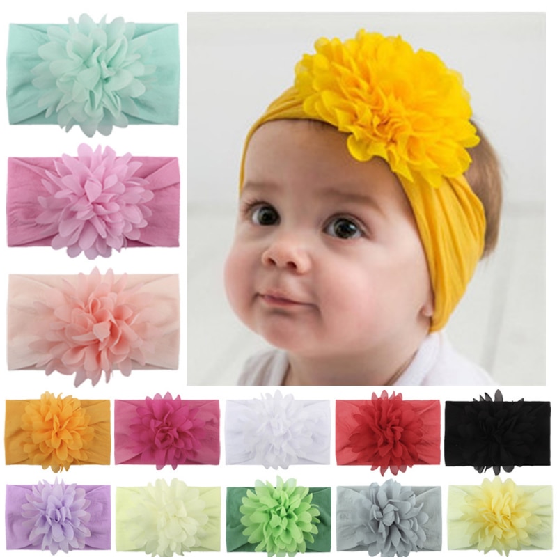 Baby Headband Nylon Headdress Children's Hair Band Infant Soft Hair Band Headband Baby Accessories Baby Hair Accessories