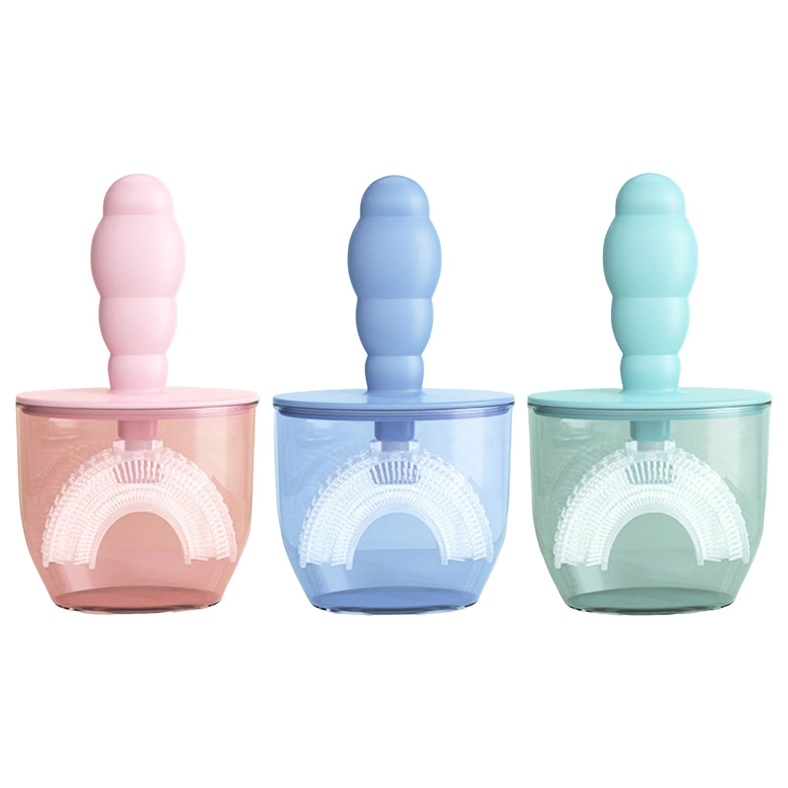 Kids Non Slip Handle Whole Mouth Food Grade Silicone for 6-12 Ages