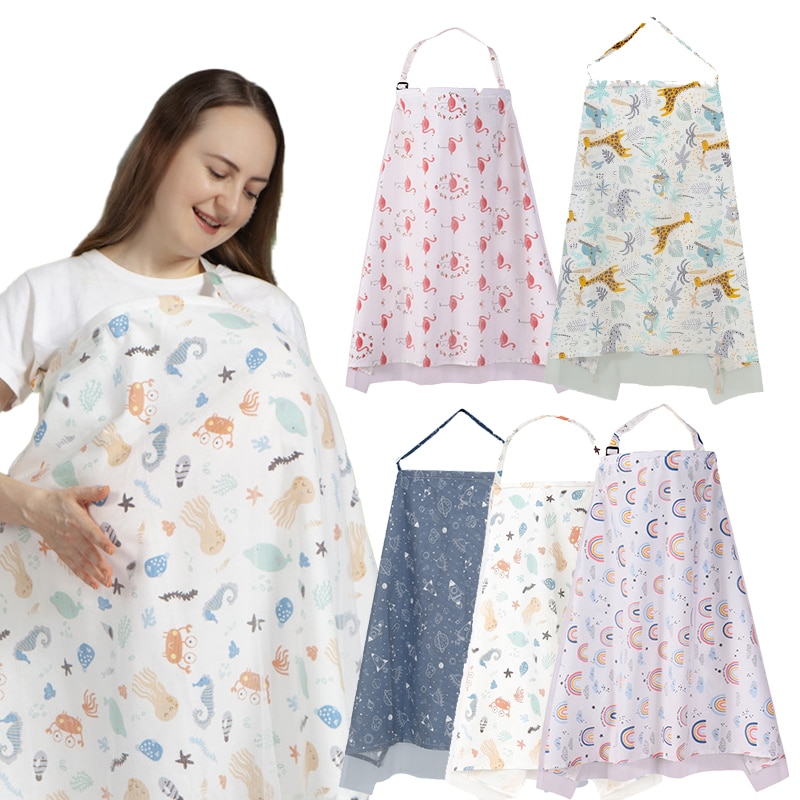 Mother Outing Breastfeeding Towel Cotton Baby Feeding Nursing Covers Anti-glare Nursing Cloth Mother Breastfeeding Nursing Cover