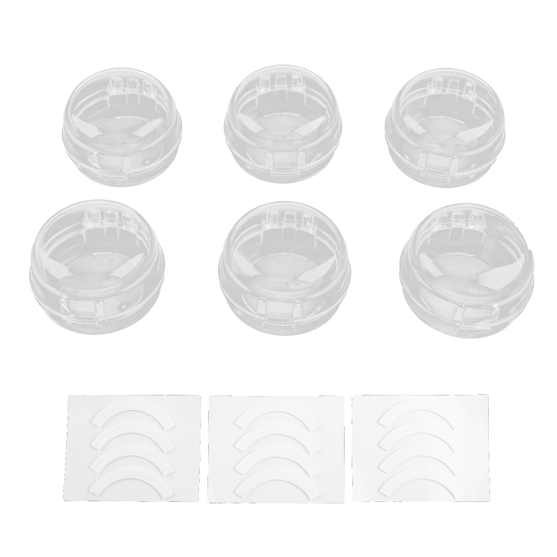 6 Pcs Gas Stove Knob Covers Baby Safety Oven Lock Lid Infant Child Protector Home Kitchen Switch for Protection Tool GXMB