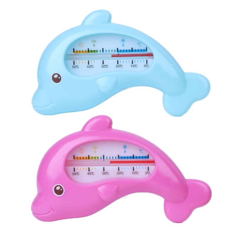 Portable Dolphin Water Thermometer Cute Dolphin Thermometer Baby Bath Water Bathroom Safety Convenience