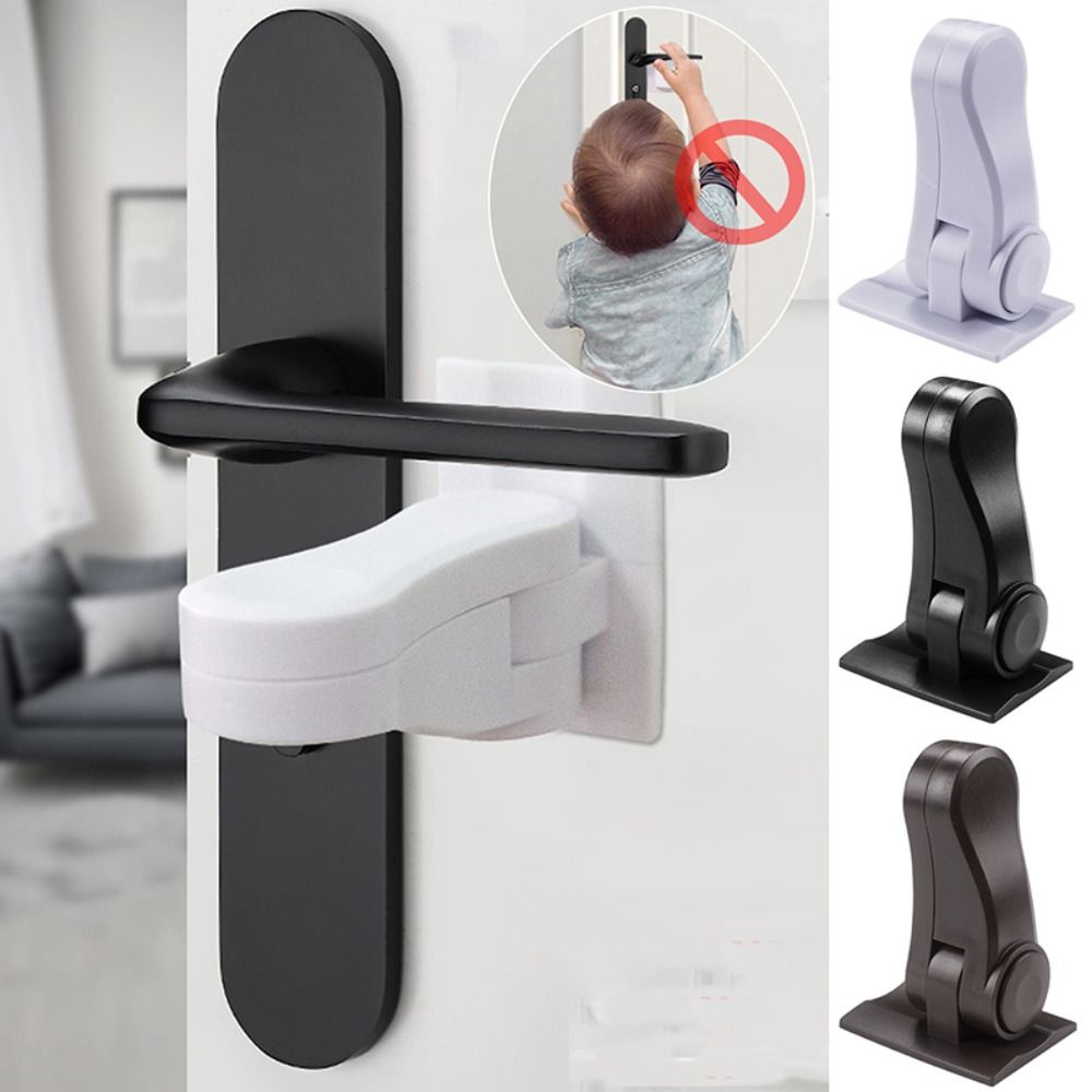 Children Security Protection Cabinet Drawer Lock Door Lever Lock Baby Safety Lock Doors Handle Locks Door Lock