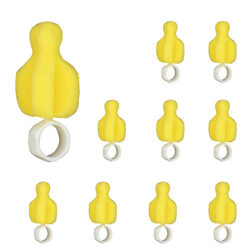 Sponge Nipple Brush 10Pcs Baby Feeding Bottle Brushes Nipple Brush Pacifier Brush Cleaning Tool For Glass And Feeding Bottles