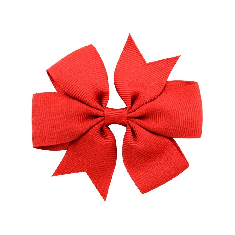 2pcs 40colors Grosgrain Ribbon Hair Bows Boutique Pinwheel Bow Alligator Clips For Children Toddlers Teens Gifts In Pairs