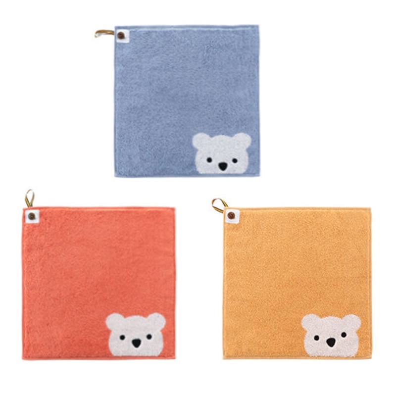 HUYU Soft Muslin Baby Towel Washcloths, Natural Cotton Infant Bath Towel (Square)