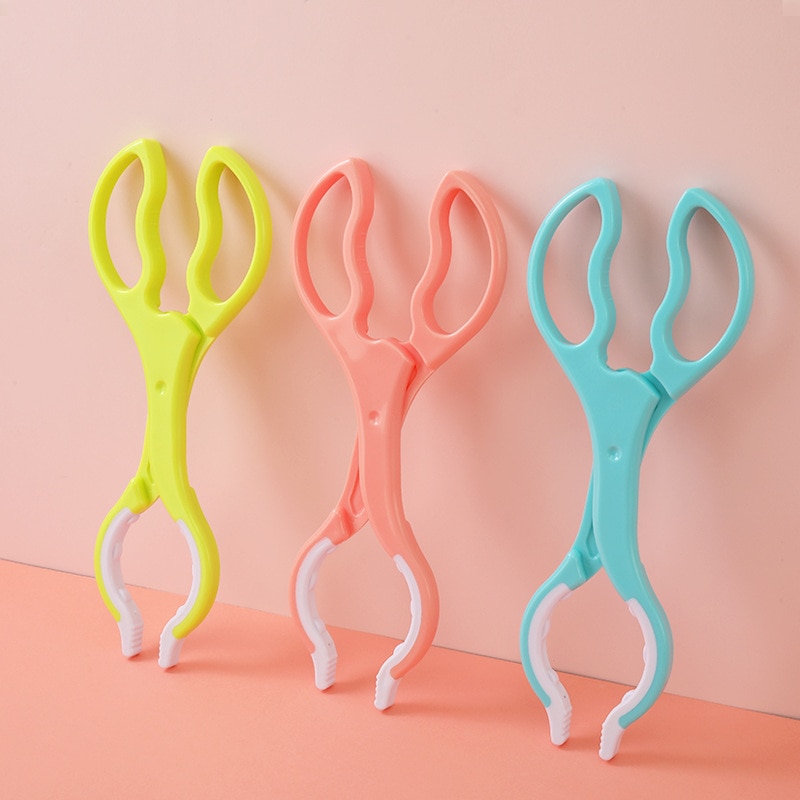 Anti-slip Sterilized Forceps Multi-function Baby Bottle Clip Anti-scalding Safe Material kids Care Milk Bottle Clamp Accessorie