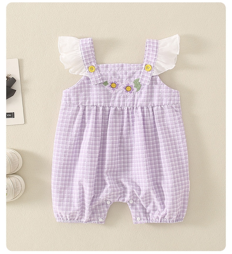 Jenny&DaveOne-piece clothes summer 2023 new baby clothes summer thin female baby climbing clothes summer clothes romper clim